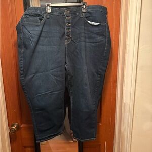 Torrid Premium Blue Jeans with Button-Fly
